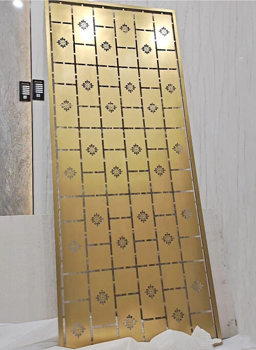 โซลูชันบริษัทล่าสุดเกี่ยวกับ โรงแรมระดับสูง การปรับแต่งจอเหล็กไร้ขัด