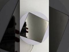 สายกระจก สีดํา ใบเหล็กไร้ขัดสี