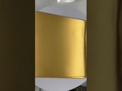 กระจกสีแดงทองเหล็กไร้ขัดเหล็กแผ่น