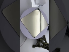 กระจกแสงแชมเปญ ทองเหล็กไร้ขัด