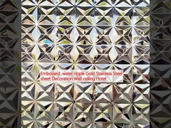 ผนังทองเหลืองสแตนเลส ผนังตกแต่ง