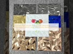 กระเบื้องโมไซค์สแตนเลส สําหรับตกแต่งผนัง 300x300 มม กระจกเมล็ดใหญ่ สเตียโร่พื้นหลัง มอไซค์