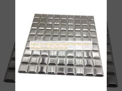 กระจก 3 มิติ สเตอริโอสโคปิก ตกแต่งผนังรูปสี่เหลี่ยม ร้านอาหาร โรงแรม วิลล่า โมเสก