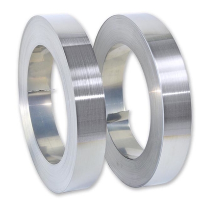 201 304 430 Hairline No.4 Polished Stainless Steel Strips 50mm 0.25mm Thick