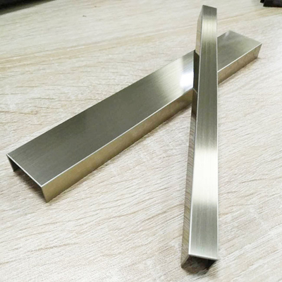 Champagne Gold PVD Stainless Steel Trim Strips 200cm To 400cm