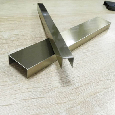 Champagne Gold PVD Stainless Steel Trim Strips 200cm To 400cm