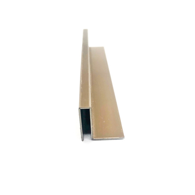 0.75mm 6.5ft Rose Gold Stainless Steel Trim Strips Metal Hairline Decorative Wall Tile Trim