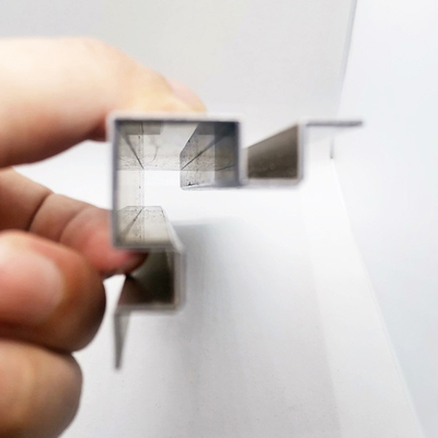 Antiwear Metal Corner Profile Stainless Steel Trim Strip  Brass Tile Edge Trim 10mm 20mm For Glass Partition