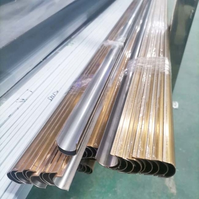 Gold Stainless Steel Tile Trim Half Round 10mm 15mm DIN 316L
