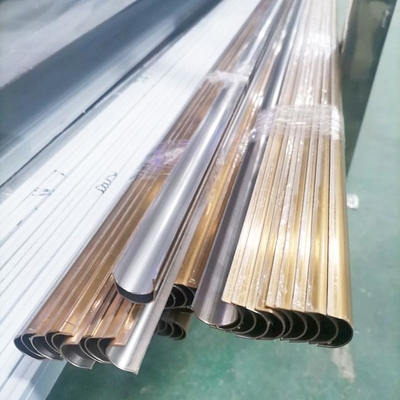 Gold Stainless Steel Tile Trim Half Round 10mm 15mm DIN 316L