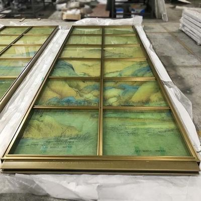 ราคาดี แฮร์ไลน์ HL ฉากกั้นกระจกสแตนเลส 120 * 300 ซม. แผงโลหะแผ่นประดับ ออนไลน์