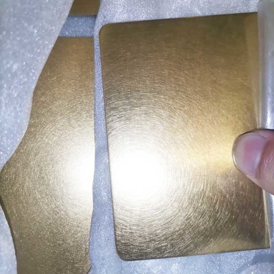 Decorative ASTM 316 Stainless Steel Screen Partition Zr-Brass Laser Cut Divider