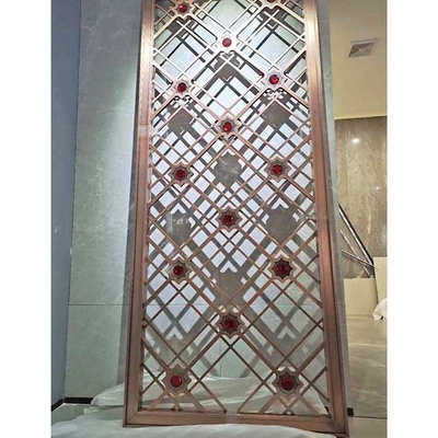 3.3m Stainless Steel Screen Partition Red Bronze AISI 316