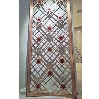 3.3m Stainless Steel Screen Partition Red Bronze AISI 316