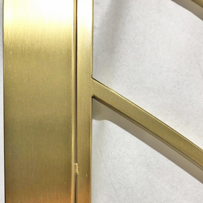 JIS304 Stainless Steel Decorative Screen Panels Wearproof Laser Cut Hollow Hairline
