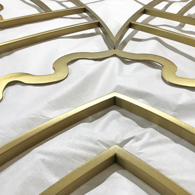 JIS304 Stainless Steel Decorative Screen Panels Wearproof Laser Cut Hollow Hairline