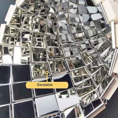 SUS GB Stainless Steel Mosaic Tiles Mirror Antirust