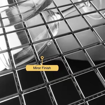 SUS GB Stainless Steel Mosaic Tiles Mirror Antirust
