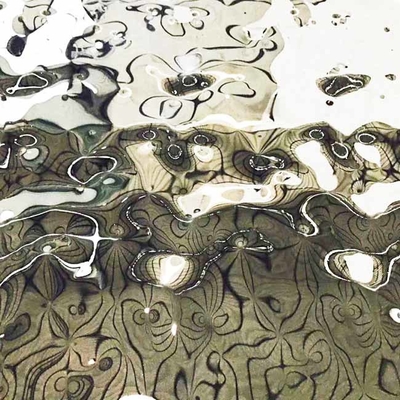 Custom Water Ripple Mirror Stainless Steel Sheet for Ceiling Decoration