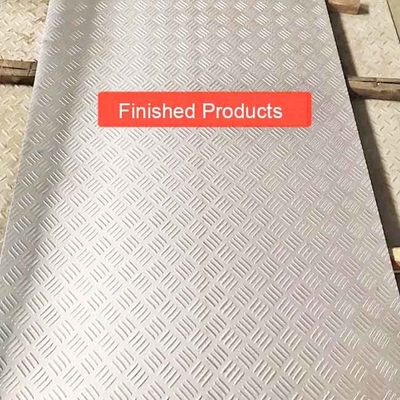 SUS 201 1219*3048mm Checkered Stainless Steel Sheets Plates For Stair Anti Slip