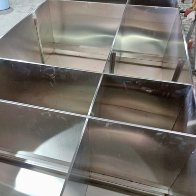 SS316 Tall Metal Industrial Display Cabinet Case PVD Coloring ODM