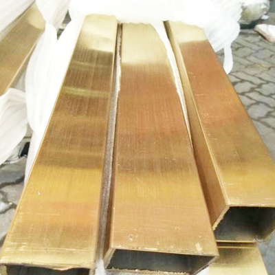 0.3mm To 3mm Stainless Steel Tube Pipe JIS 202 2 Inch Antirust PVD Plating Titanium