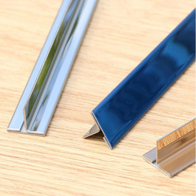 304 316L 201 Grade Color T Shape Stainless Steel Trim Strip for Tile Partition