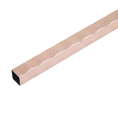 SGS BV Stainless Steel Tube Pipe Rose Gold PVD Plating Titanium