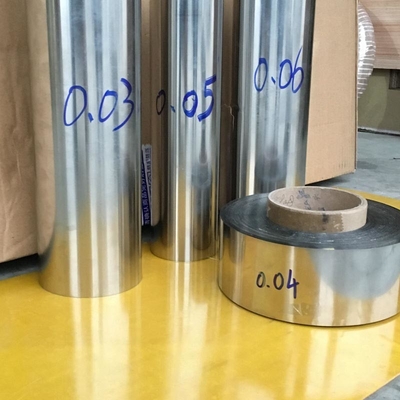 0.01mm To 0.1mm Stainless Steel Foil Rolls Cold Rolled BA Polished