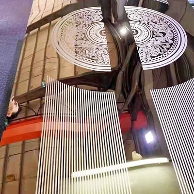 SUS 304 316L Etched Stainless Steel Sheet For Elevator Cab with PVD color