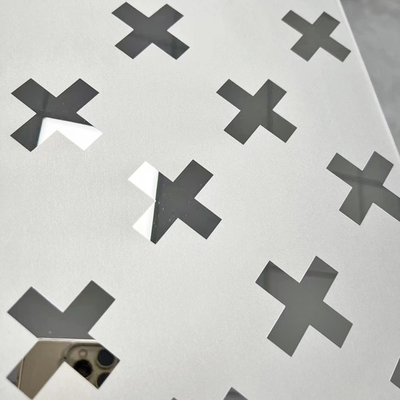 Custom Small Sample Mirror 8K Partial Etching Stainless Steel Sheet