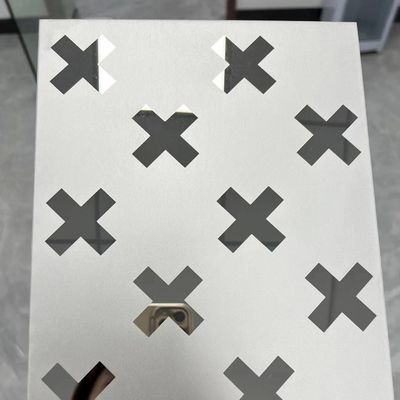 Custom Small Sample Mirror 8K Partial Etching Stainless Steel Sheet