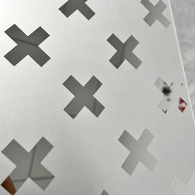 Custom Small Sample Mirror 8K Partial Etching Stainless Steel Sheet