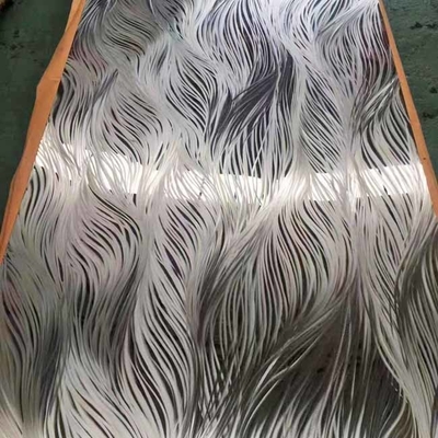 Custom Partial Bead Blasting Stainless Steel Sheet Mirror 8k