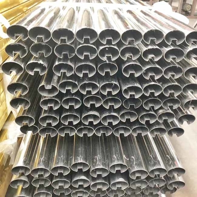304 316 201 Single Sloted Stainless Steel Round Tube 10mm OD