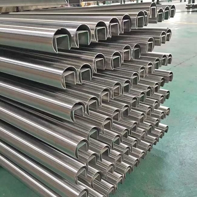 304 316 201 Single Sloted Stainless Steel Round Tube 10mm OD