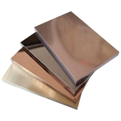 25mm 8K Mirror Aluminium Honeycomb Composite Panel Lightweight Sandwich Panel