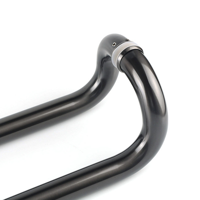 Black Color Stainless Steel Handle For Bathroom Door Shower Room