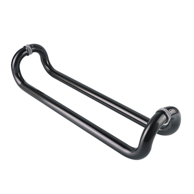 Black Color Stainless Steel Handle For Bathroom Door Shower Room