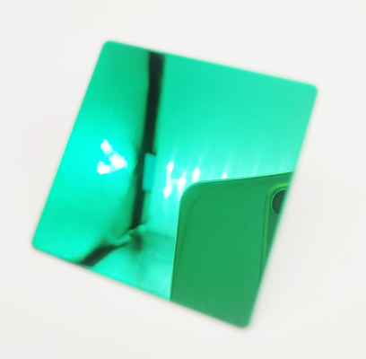 8K Green Colored Stainless Steel Sheet 1.9 mm Thickness GB Standard
