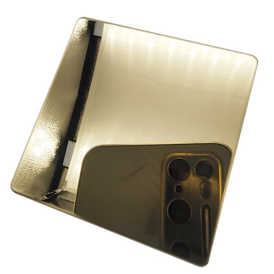 Champagne Colored Stainless Steel Sheet 316L Grade Bathroom Decoration