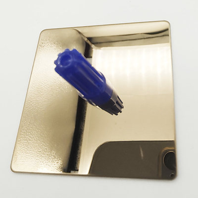 3.0mm Thickness Colored Stainless Steel Sheet Hong Kong Gold AISI