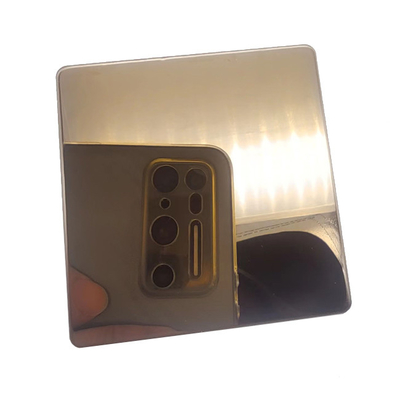 Colored Stainless Steel Sheet 8K Rose Gold Color for Interior Decoration Anti-fingerprint Coating
