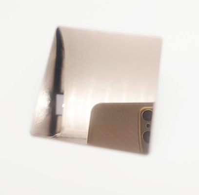 8K Bronze Colored Stainless Steel Sheet For Interior Decoration Anti - Fingerprint Coating