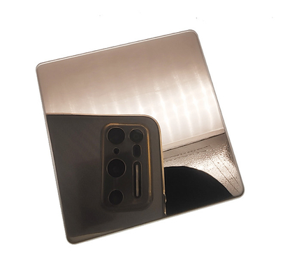 8K Bronze Colored Stainless Steel Sheet For Interior Decoration Anti - Fingerprint Coating