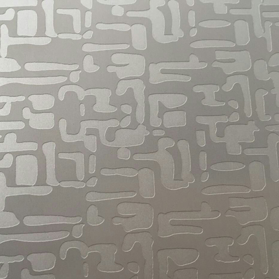 Waterproof Elevator Stainless Steel Sheet 304 Mirror Finish Gold Etched