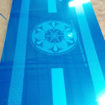 Gold Etched colored Stainless Steel Sheet 0.5MM Thick Mirror Patterns