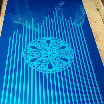 Gold Etched colored Stainless Steel Sheet 0.5MM Thick Mirror Patterns