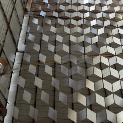 309S Etched Stainless Steel Sheet Silver Color Automatic Elevator Decorative