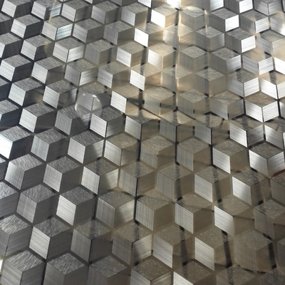 309S Etched Stainless Steel Sheet Silver Color Automatic Elevator Decorative